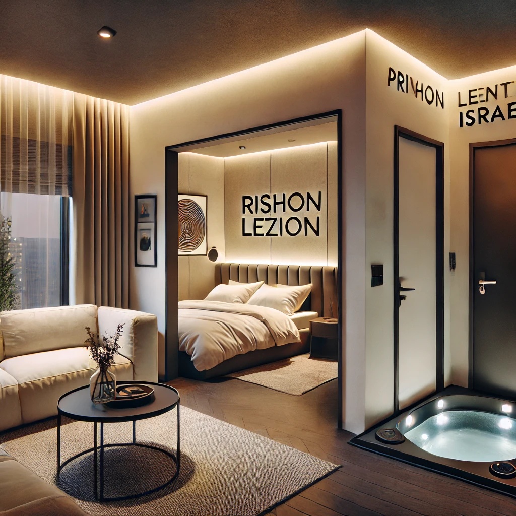 חדרים לפי שעה בראשון לציון